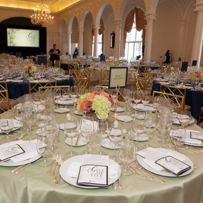 Venue with empty tables