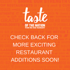 Bostons Taste Of The Nation No Kid Hungry Culinary Events